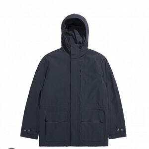 Barbour Navy Priory Hooded Rain Jacket
